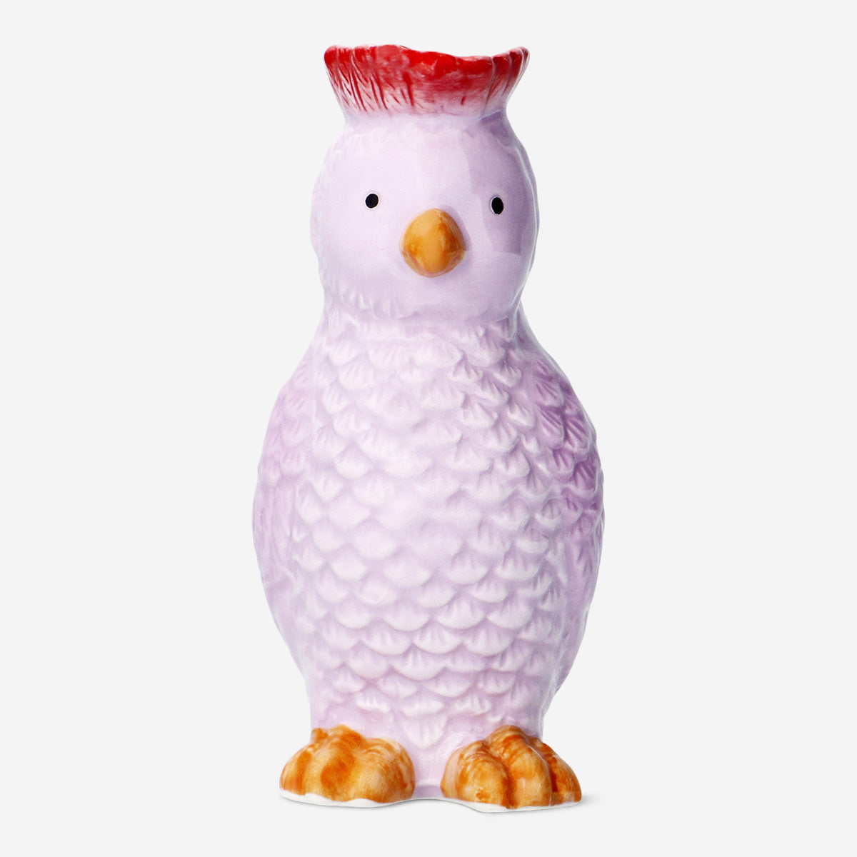 VASE CERAMIC PARROT H: 14CM