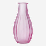 VASE GLASS SMALL FROSTED PINK