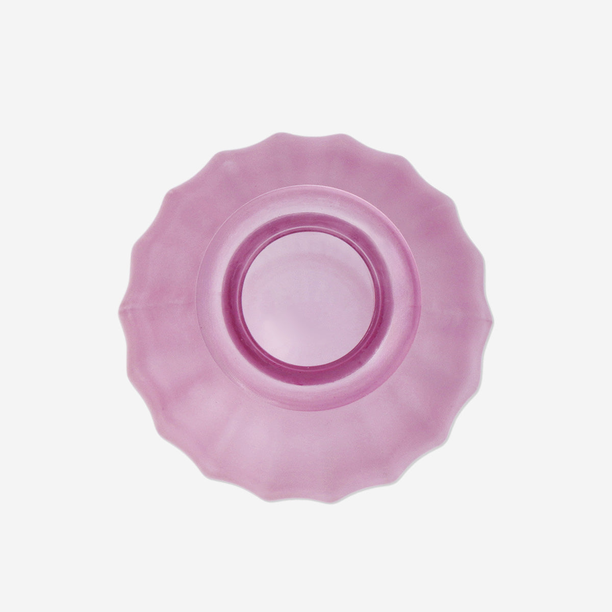 VASE GLASS SMALL FROSTED PINK