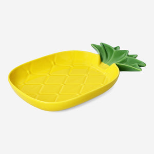 Sarı Ananas şeklinde Seramik Servis Tabağı