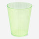 DRINKING GLASS PLASTIC GREEN COLOR