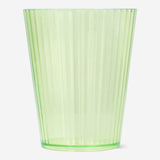DRINKING GLASS PLASTIC GREEN COLOR