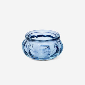 Mavi Küçük Cam Tealight Mumluk