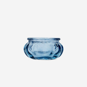 Mavi Küçük Cam Tealight Mumluk