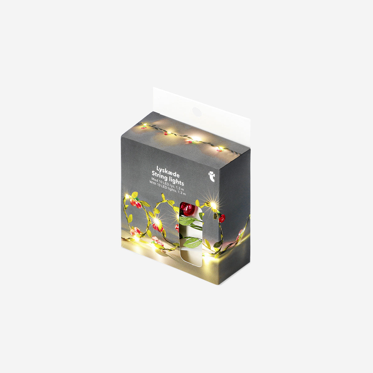 STRING LIGHT 10 LED CHERRY