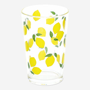 Limon Desenli Cam Bardak 220 ml