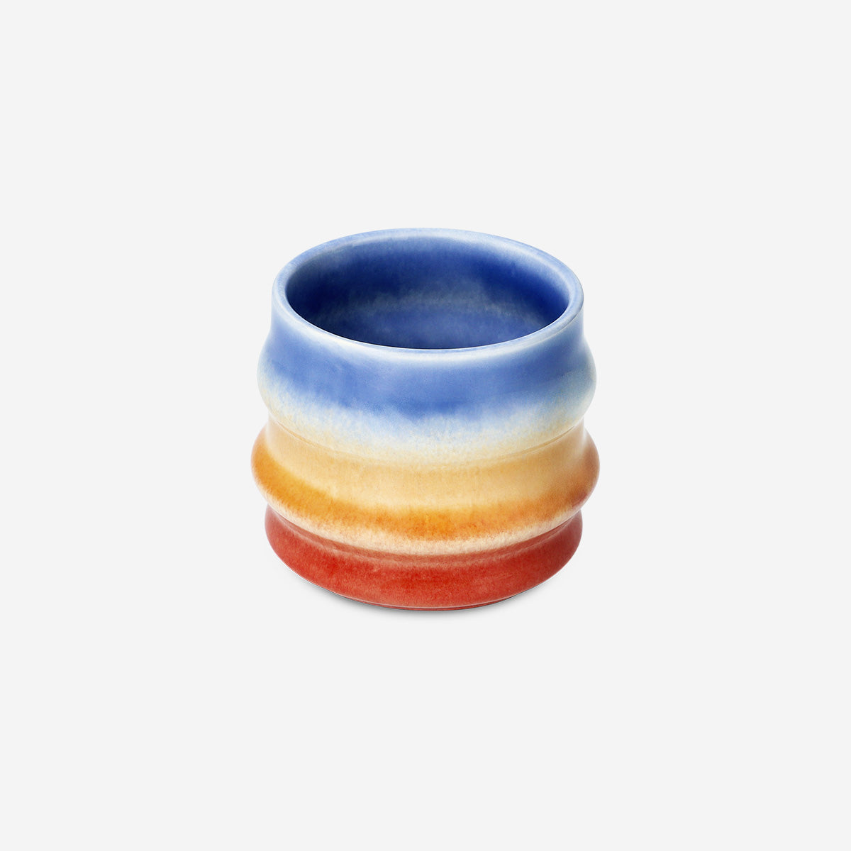 3 Renkli Seramik Glaze Kupa