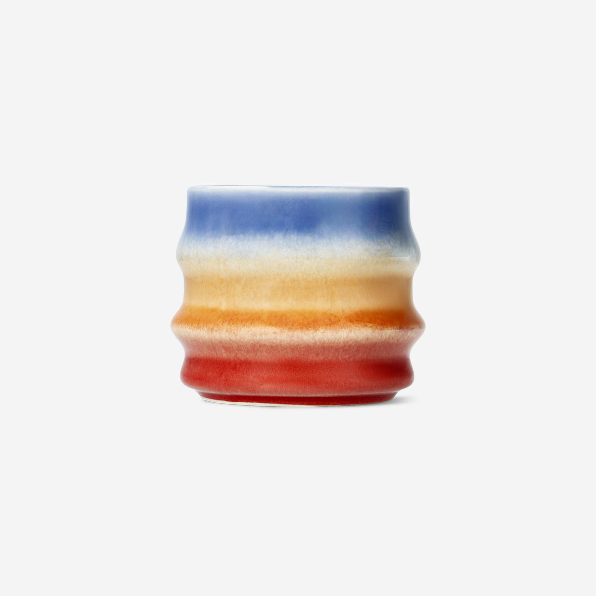 3 Renkli Seramik Glaze Kupa