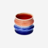 Pembe Mavi Seramik Glaze Kupa