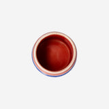 Pembe Mavi Seramik Glaze Kupa