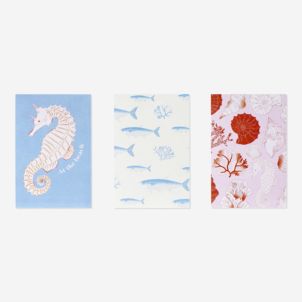 3'lü Deniz Temalı Poster Seti 10 cm x 15 cm