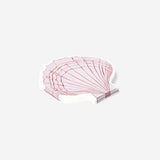 NAPKIN SHAPED AS CLAM ORANGE 16PCS 14x14cm