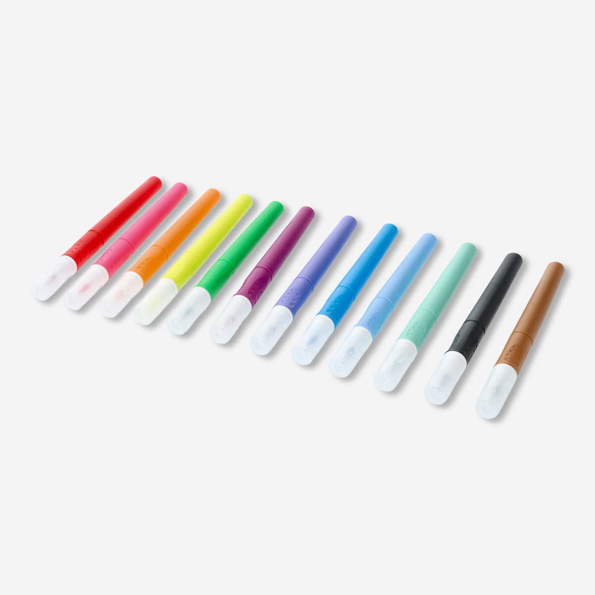 BRUSH MARKERS 12PCS