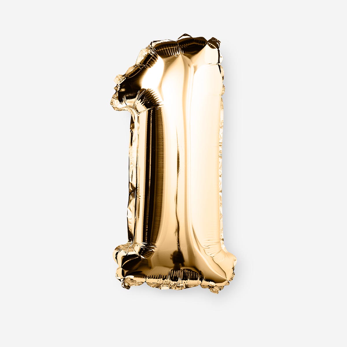 BALLOON FOIL 1 GOLD 35 CM