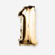BALLOON FOIL 1 GOLD 35 CM