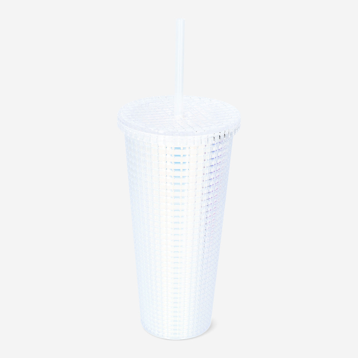 Beyaz Pipetli Plastik Bardak