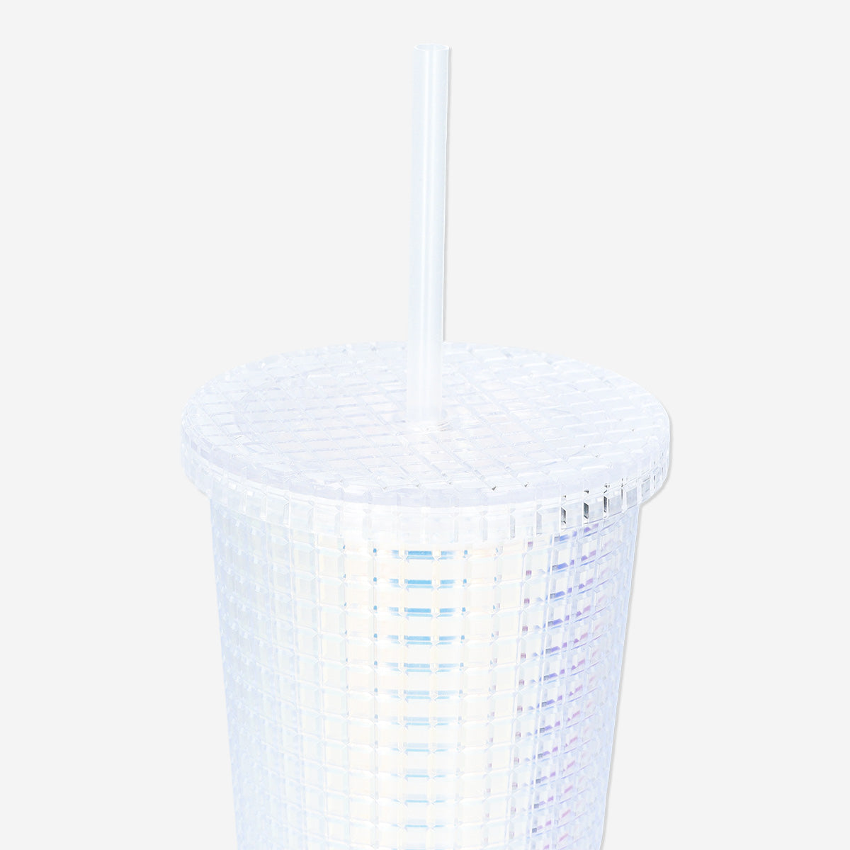 Beyaz Pipetli Plastik Bardak