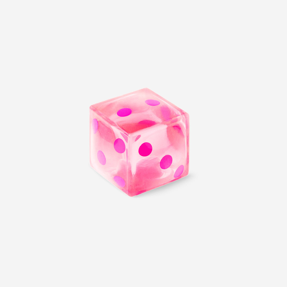 PRESS ME TOY DICE PINK