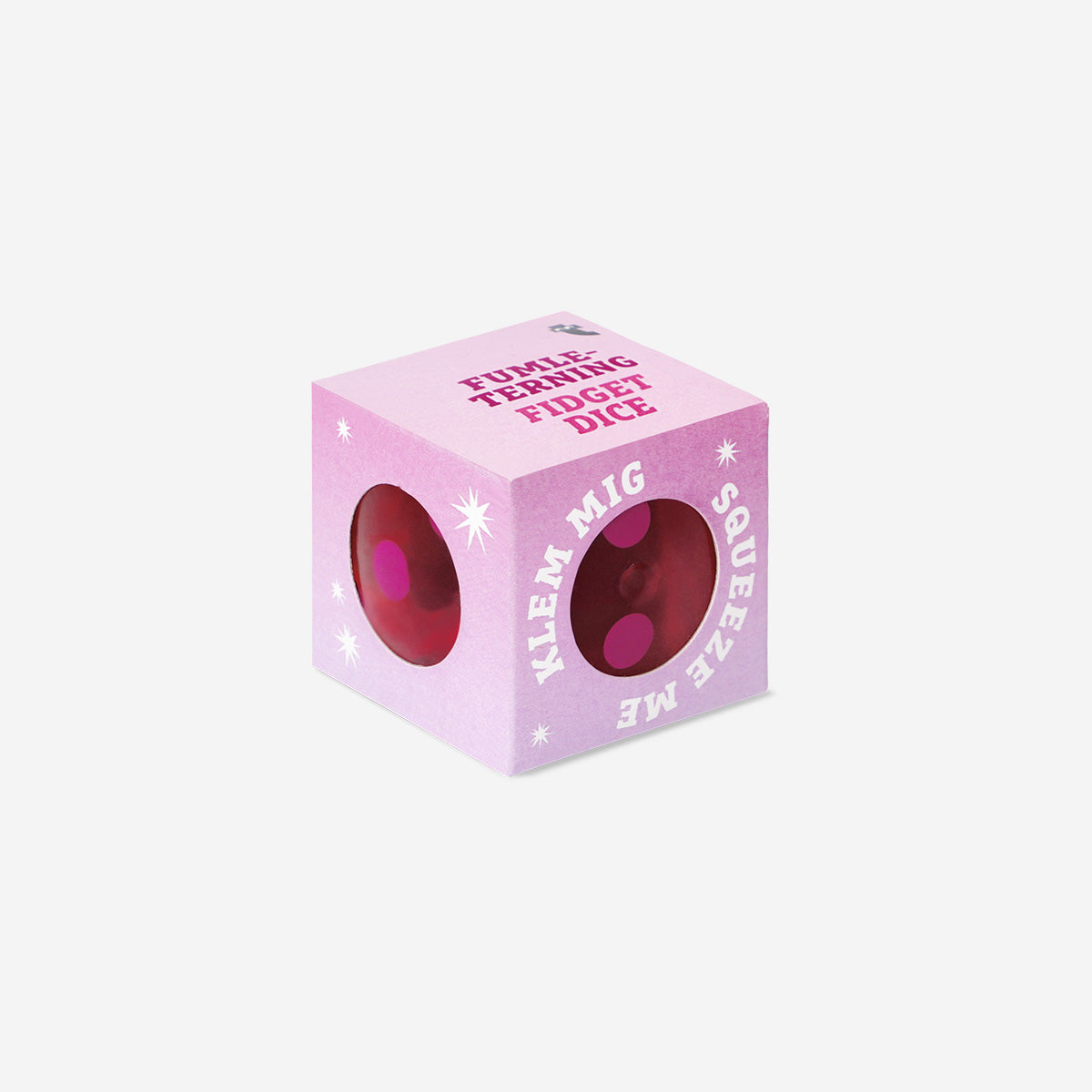 PRESS ME TOY DICE PINK