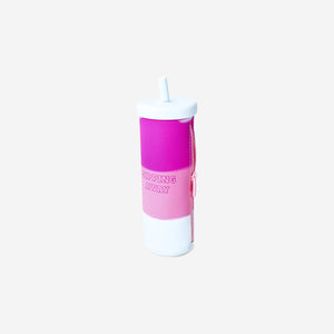 Milkshake Şeklinde Silikon Pembe Kalem Kutusu