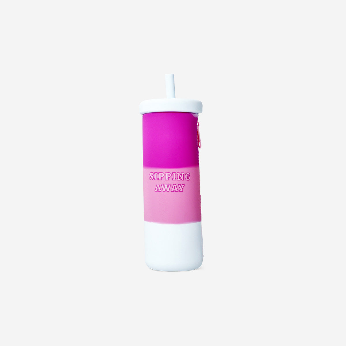 Milkshake Şeklinde Silikon Pembe Kalem Kutusu