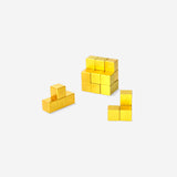 GAME MAGNETIC IQ CUBE PUZZLE GOLDEN