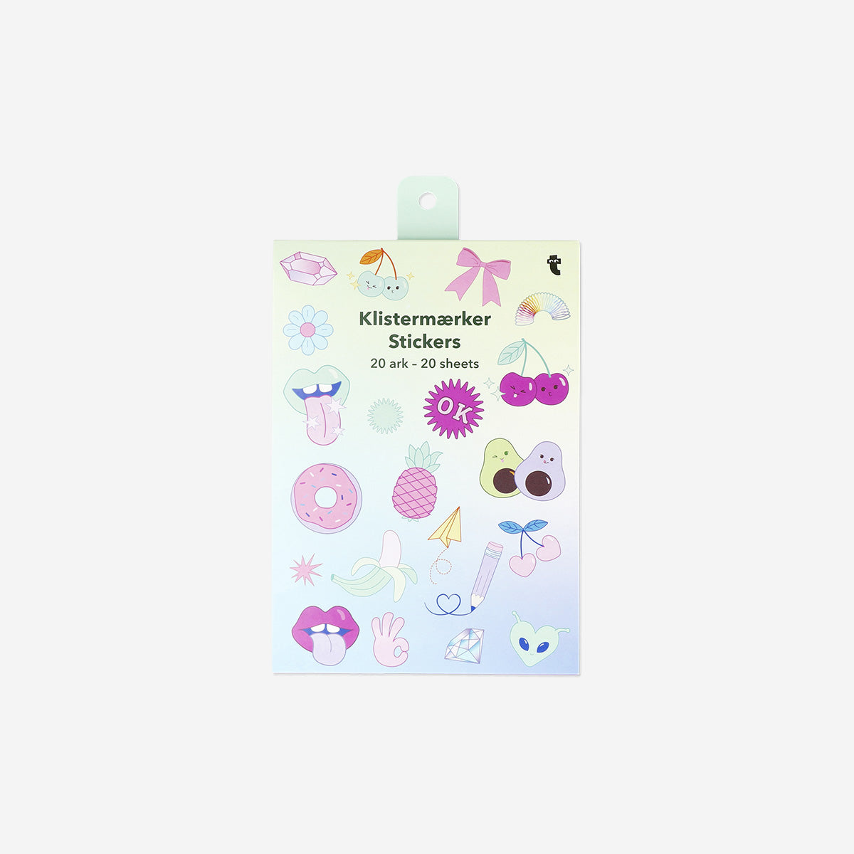 20 Sayfalı Eğlenceli Sticker Seti