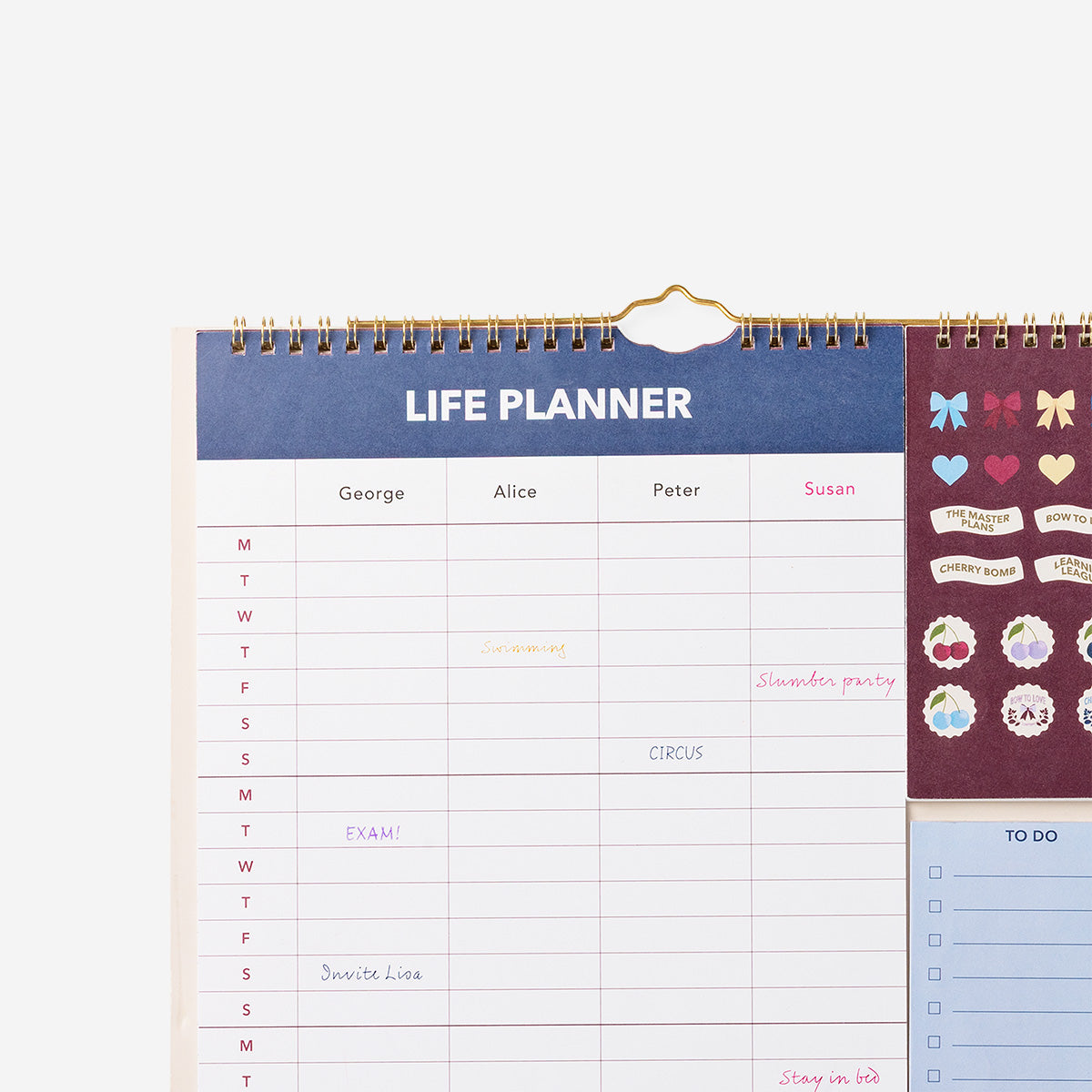 Stickerlı Aile Boyu Planlayıcı