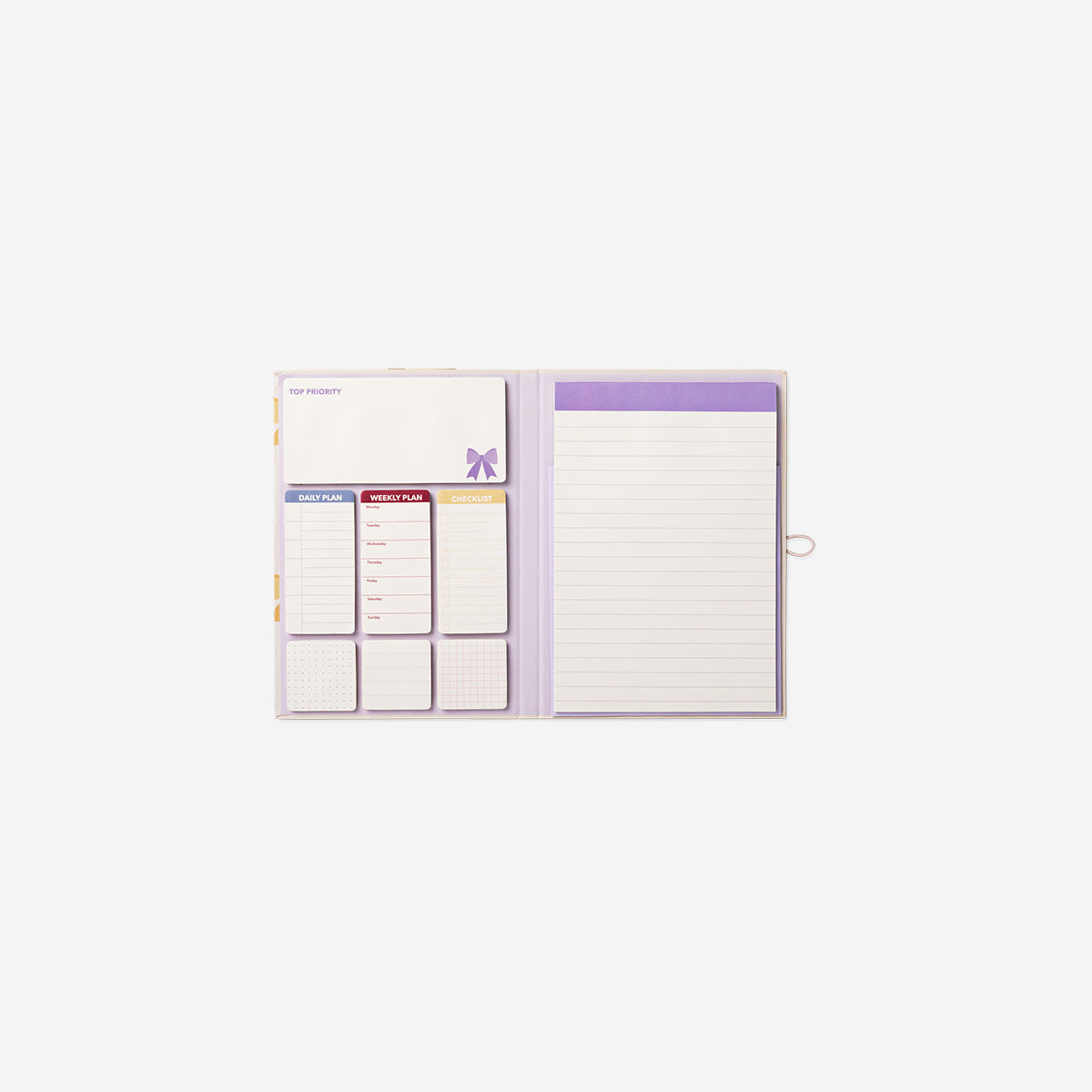 CLIPBOARD FOLDER W. REFILLABLE NOTEPAD B5