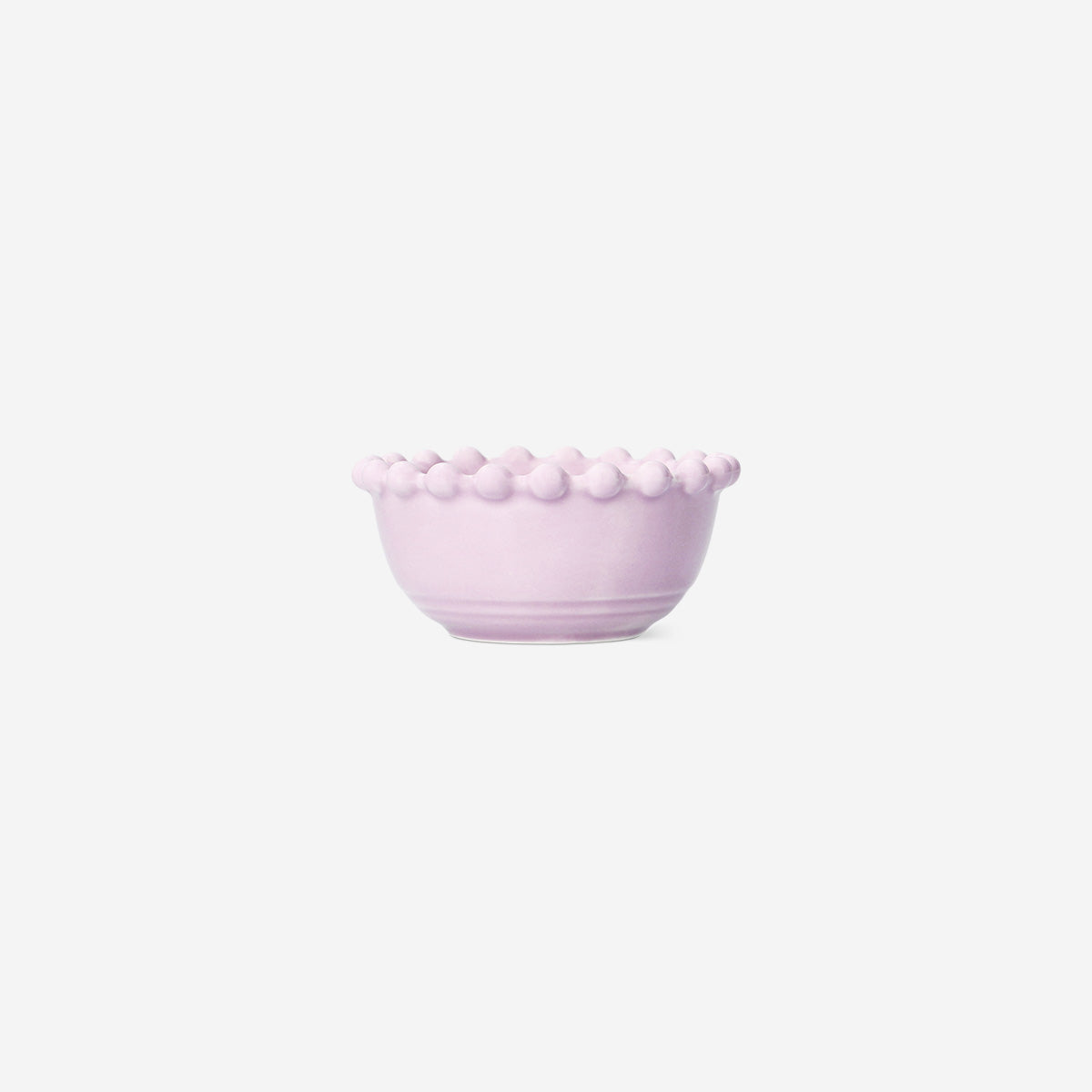 BOWL CERAMIC BUBBLE EDGE PURPLE MINI
