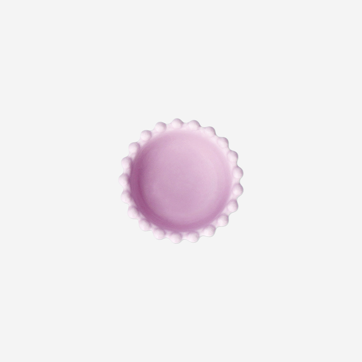 BOWL CERAMIC BUBBLE EDGE PURPLE MINI
