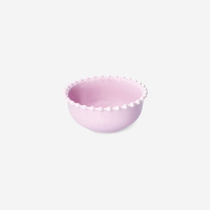 BOWL CERAMIC BUBBLE EDGE PURPLE MEDIUM
