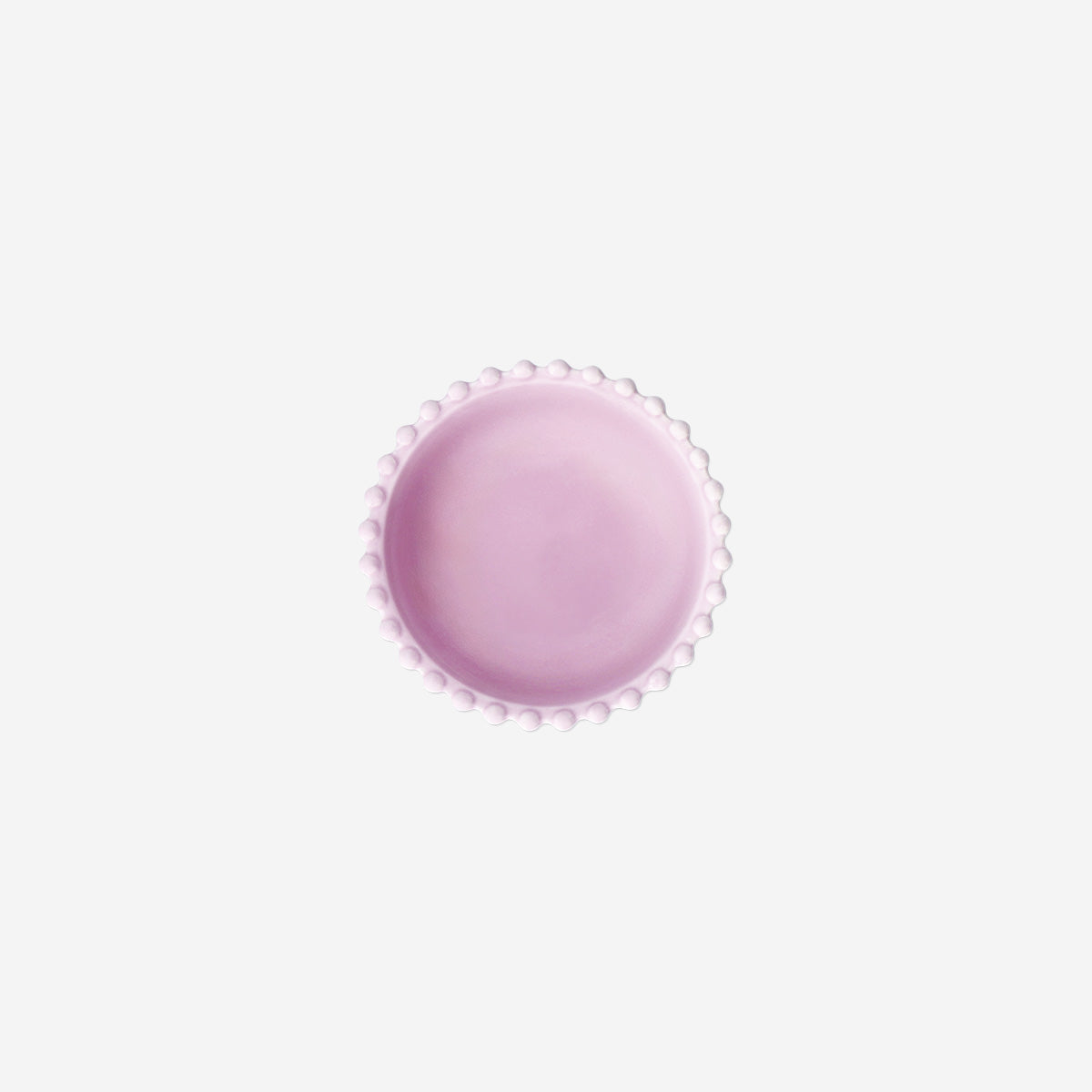 BOWL CERAMIC BUBBLE EDGE PURPLE MEDIUM
