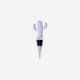 WINE STOPPER CACTUS SHAPE PURPLE