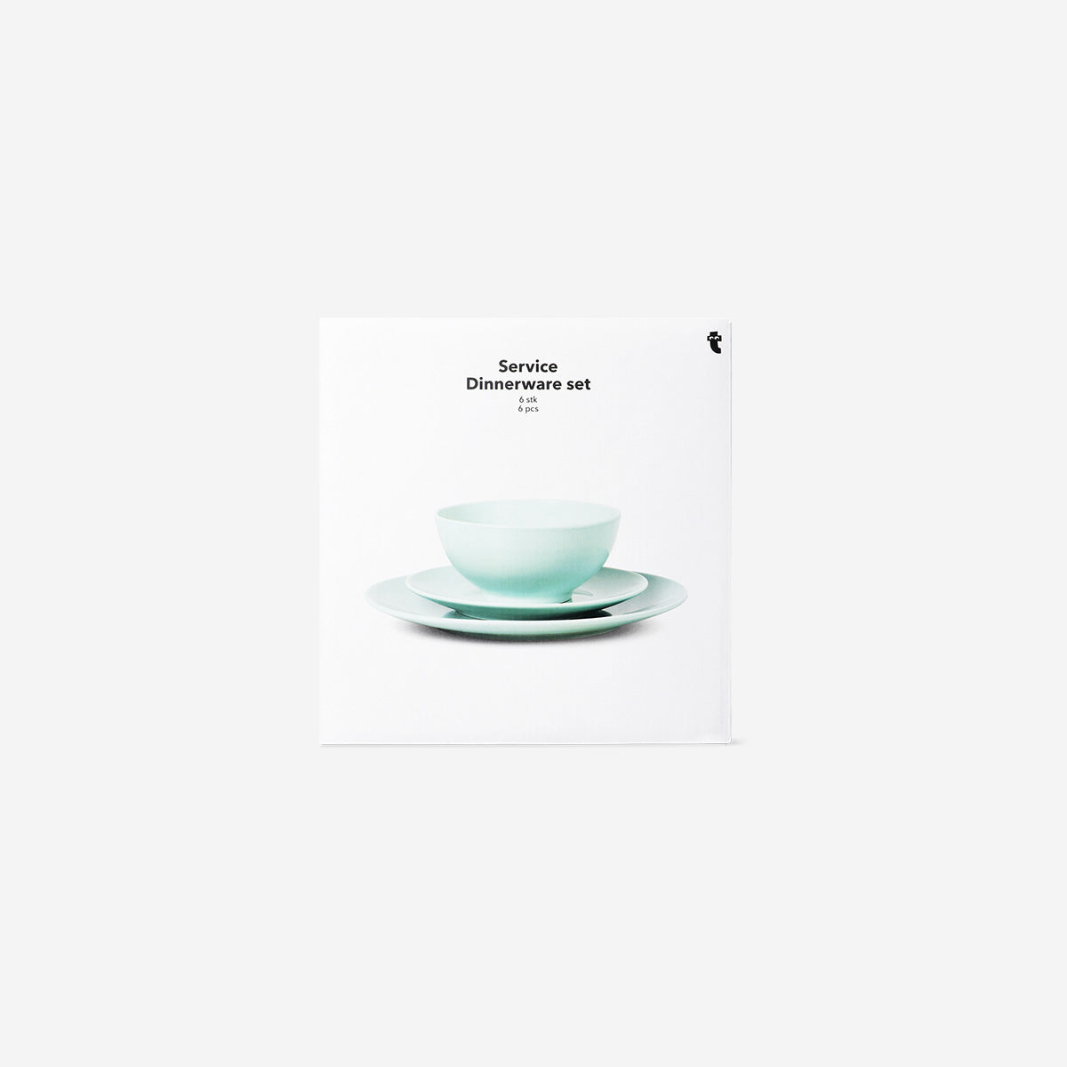 TABLEWARE SET 2X 18CM PLATE AND 2X 24CM PLATE 2X BOWL