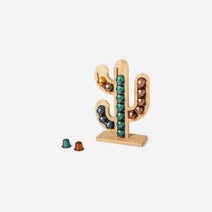 HOLDER FOR COFFEE CAPSULES BAMBOO CACTUS SHAPE