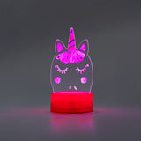 Işıklı Unicorn Çizim Ekranı