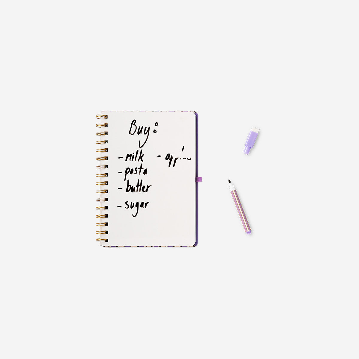 Mor Spiralli A5 Defter