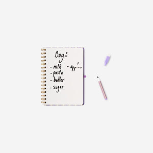 Mor Spiralli A5 Defter