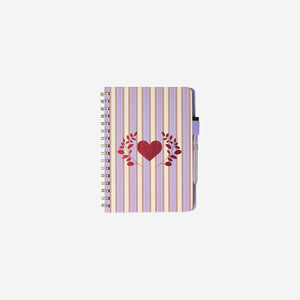 Mor Spiralli A5 Defter