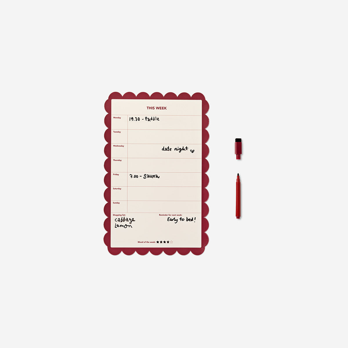 MAGNET PLANNER WEEKLY WITH PEN