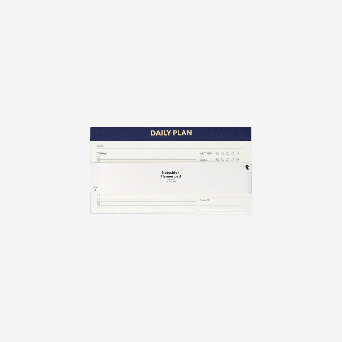 PLANNER DAILY PAD FOR DESK