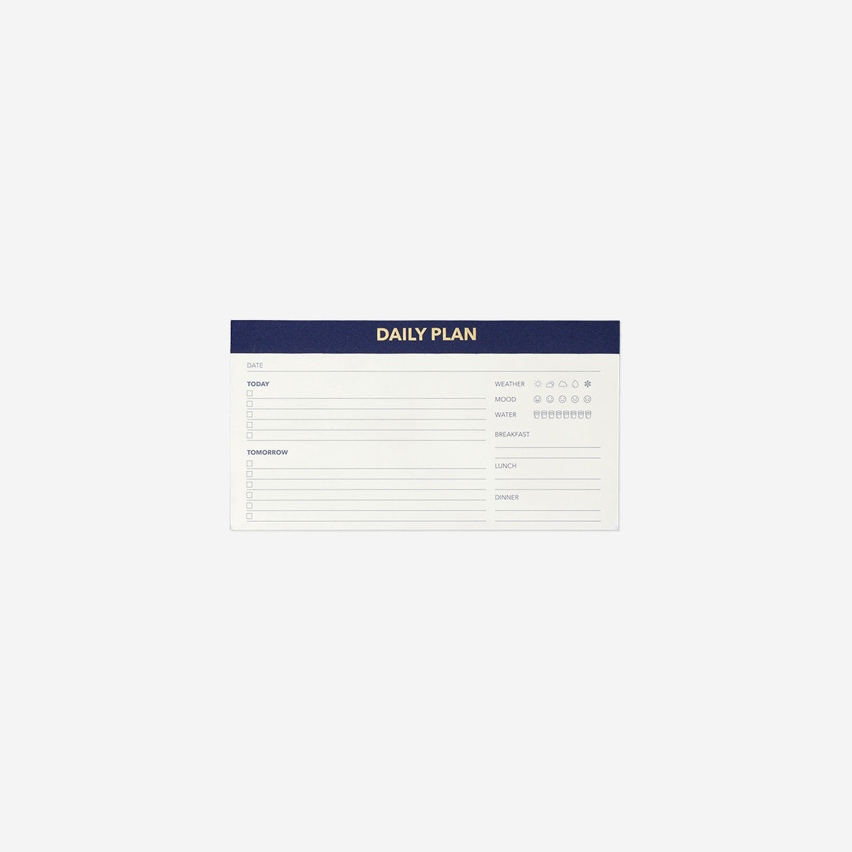 PLANNER DAILY PAD FOR DESK