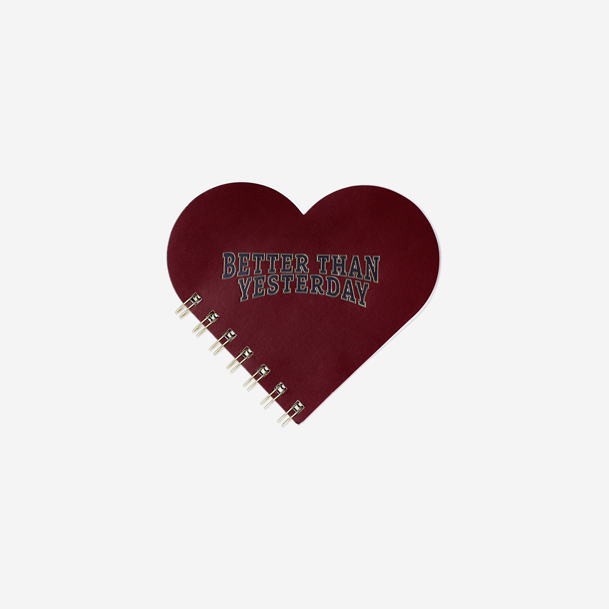 NOTEPAD W. SPIRAL HEART