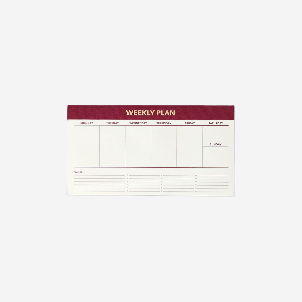 Haftalık Masaüstü Planlayıcı Defter
