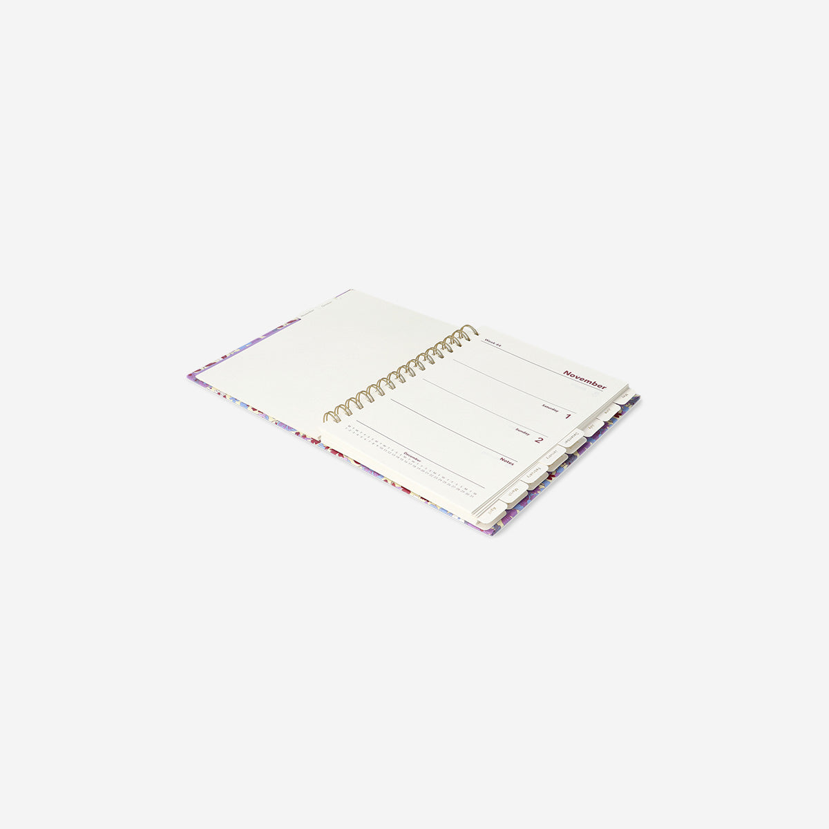 PLANNER STUDY FLOWERS EN