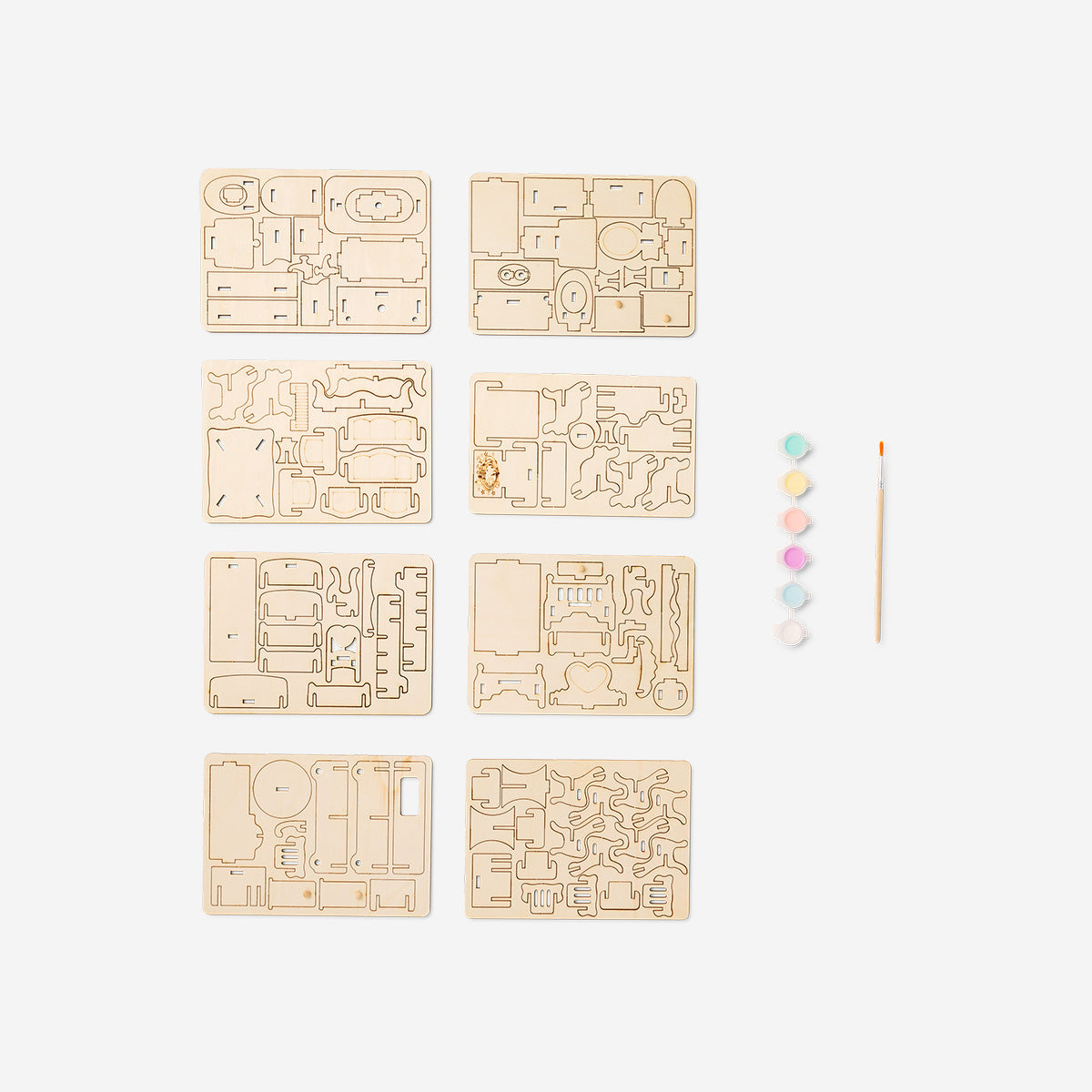 DIY FURNITURE FOR MINIATURE HOUSE