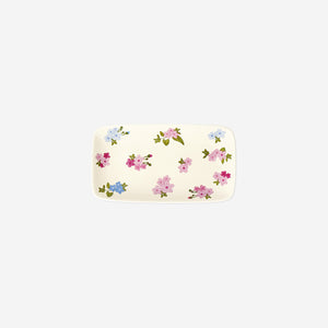 TRAY FOR SERVING W BLOSSOM PRINT