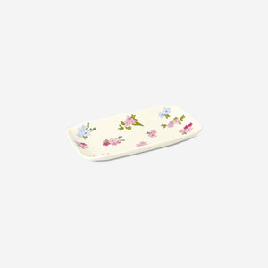 TRAY FOR SERVING W BLOSSOM PRINT