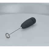 MILK FOAMER W RUBBER COATING GREY